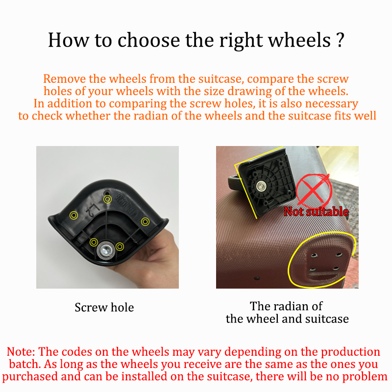 Shockproof Silent Luggage Cast - đánh giá và giá Silent Replacement Luggage Wheels
