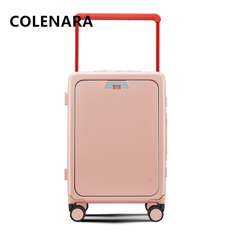 COLENARA Rolling Luggage Front - đánh giá và giá Front Opening Laptop Luggage 24 Inch
