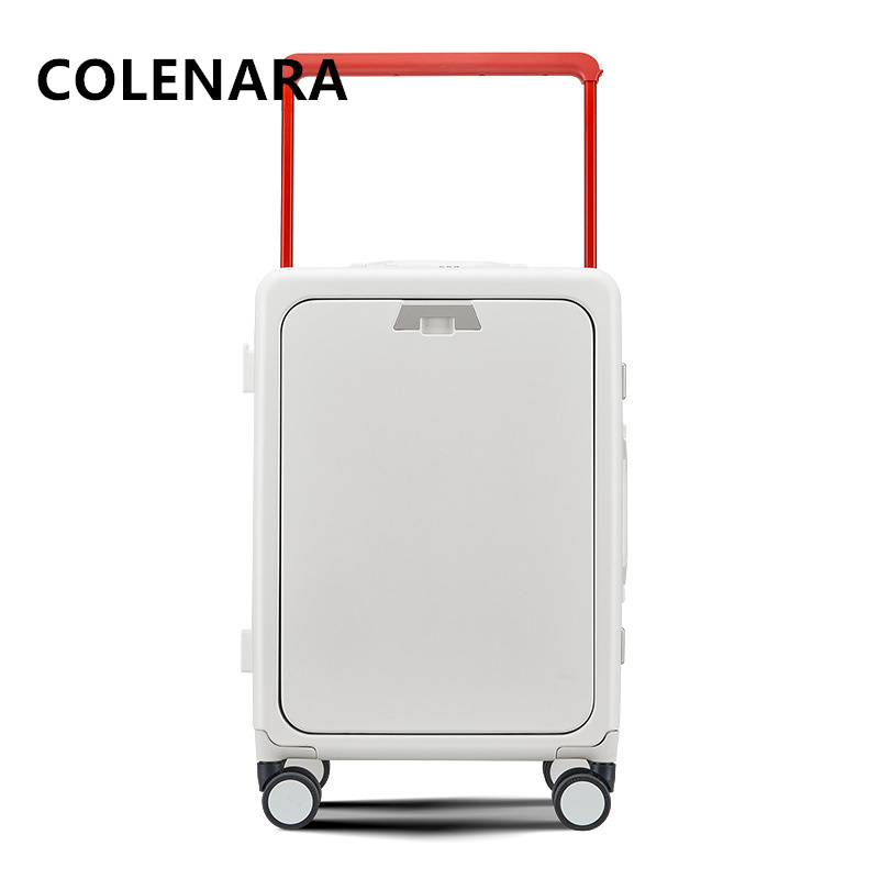 COLENARA Rolling Luggage Front - đánh giá và giá Front Opening Laptop Luggage 24 Inch
