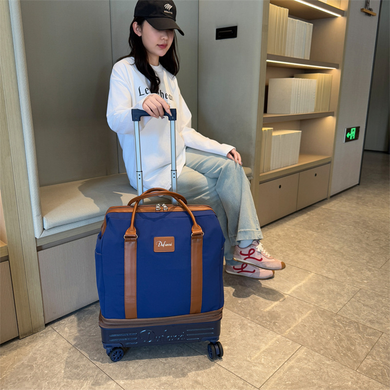 Wheeled Duffel Bag with Telesc - đánh giá và giá Foldable Rolling Luggage Bag