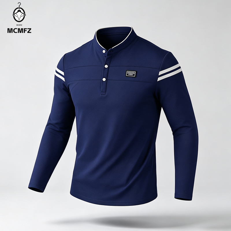 Male Urban Long Sleeve Polo Sh - đánh giá và giá Handbags
