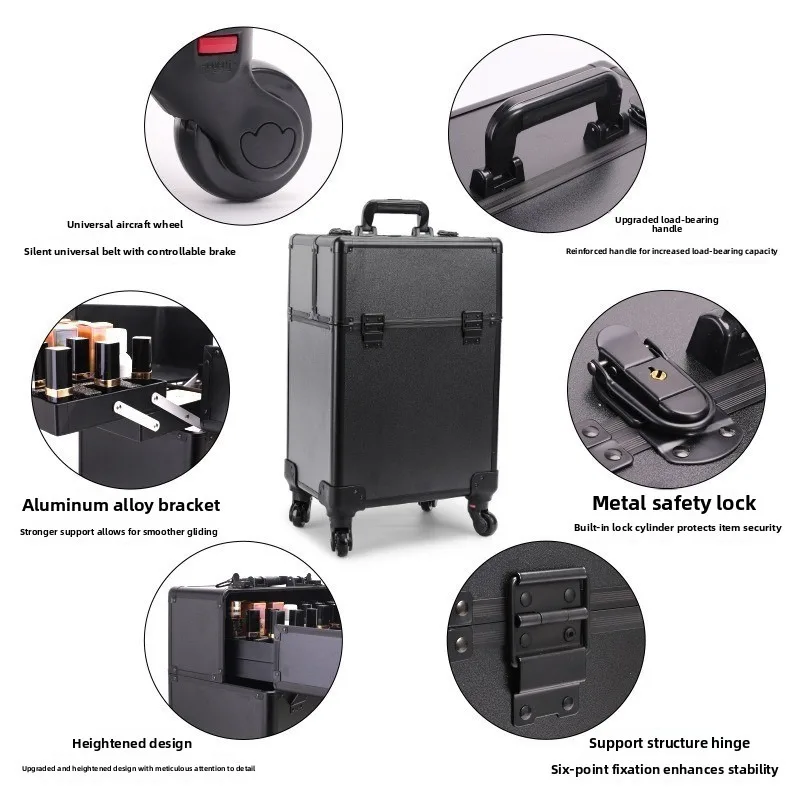 Rolling Cosmetic Luggage Organ - đánh giá và giá Luggage