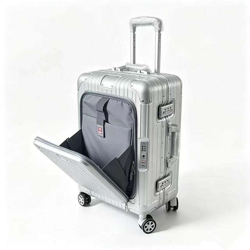 20/24/28 inch Front Opening Tr - đánh giá và giá Spinner Wheel Rolling Suitcase 20 Inch
