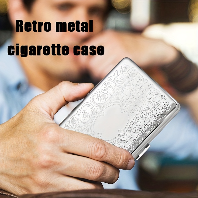 Vintage Metal Cigarette Case - - đánh giá và giá Wallets