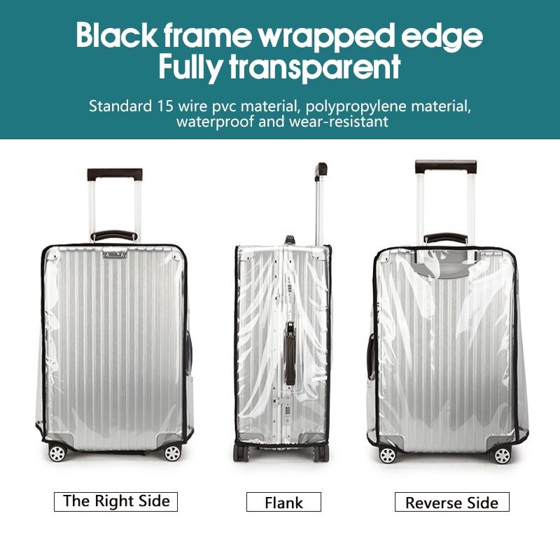 Waterproof Transparent Luggage - đánh giá và giá Luggage Protective Cover Transparent