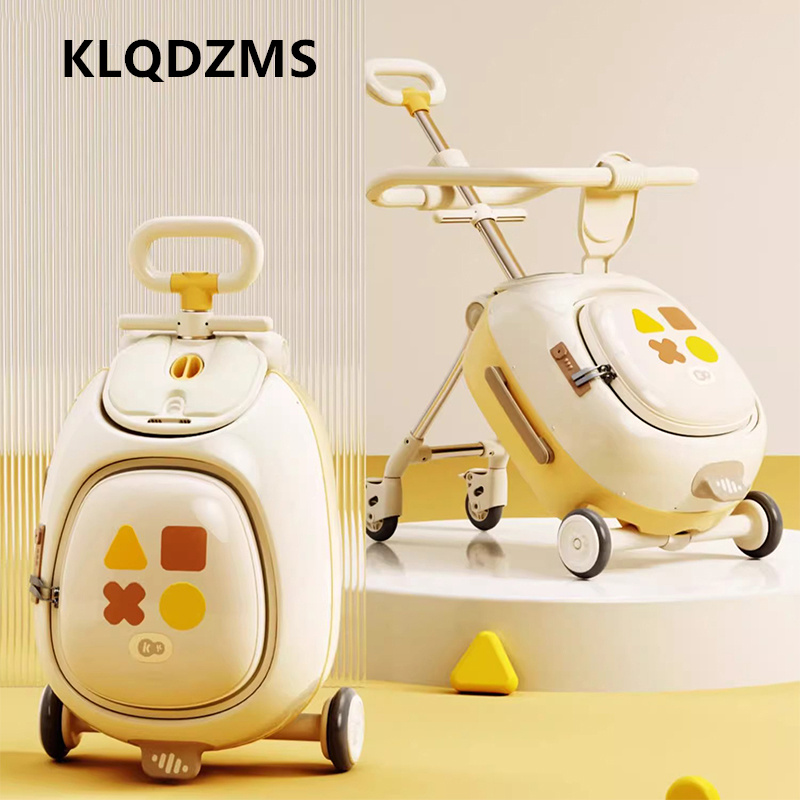 KLQDZMS ABS+PC Suitcase Childr - đánh giá và giá Spinner Wheel Rolling Suitcase 20 Inch